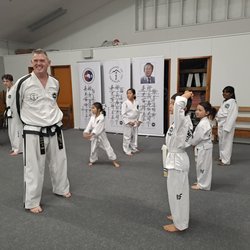 Training with the young students