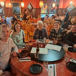 Club Anniversary dinner at Laughing Buddha